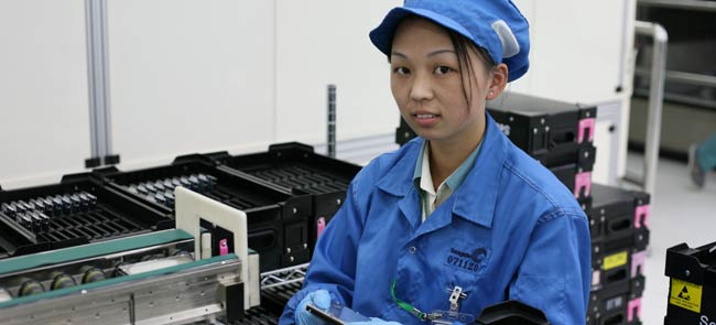Modeste accélération de l'activité manufacturière en Chine 