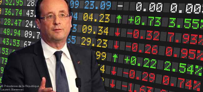 Bourse : le coup de massue du gouvernement Ayrault-Hollande